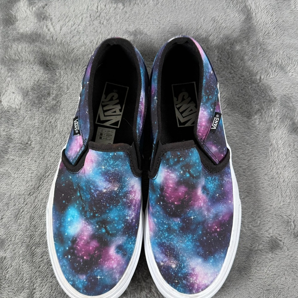 Vans Women's Asher 508731 Blue Casual Slip on Shoes Sneakers Size 7 - Picture 7 of 13